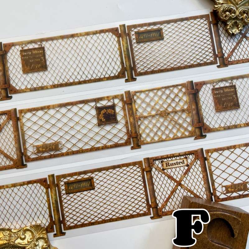 Rust Fence PET Tape Roll