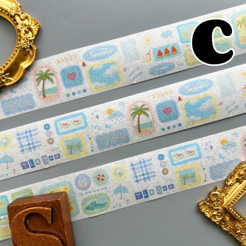 Flower Island Melodies Washi Tape Roll