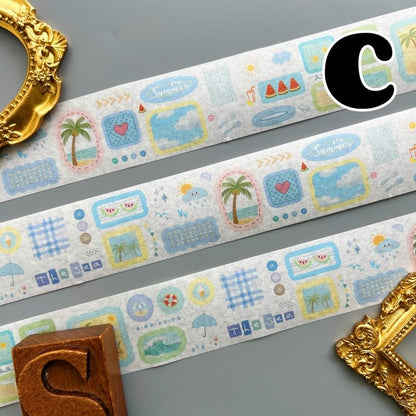 Flower Island Melodies Washi Tape Roll