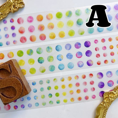 Iridescent Shapes PET Tape Roll