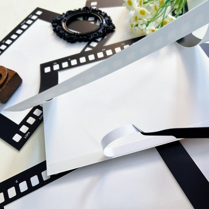 Retro Film Strip Paper Frames 5PCS
