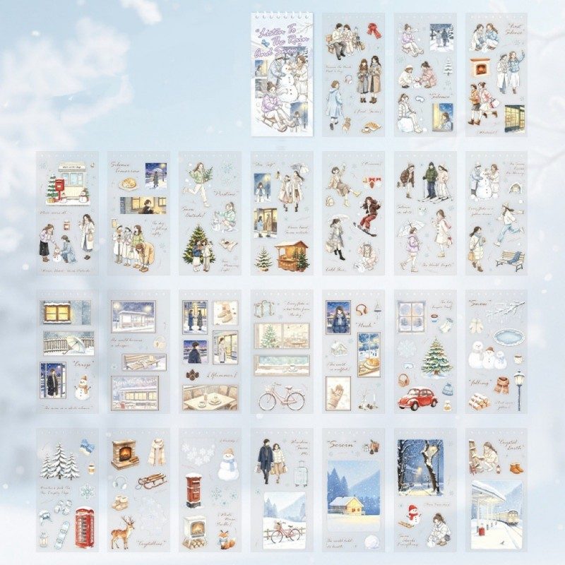 Waiting for Snow Sticker Book 48Sheets