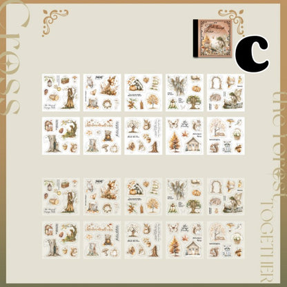 Walking Through Forest Sticker Book 20Sheets