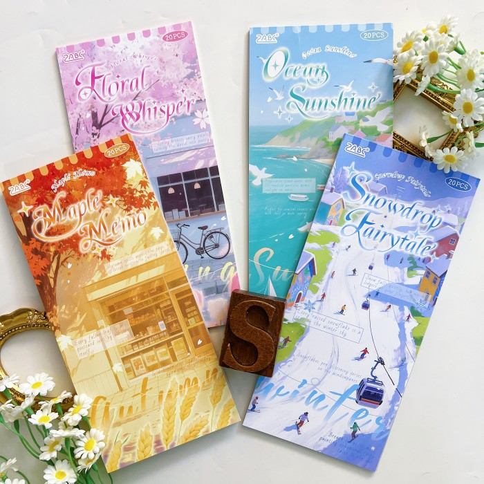 Four Seasons Appreciation Sticker Book 20Sheets