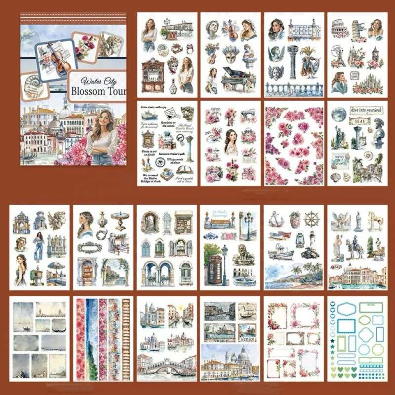 Water City Bloom Tour Sticker Book 20Sheets