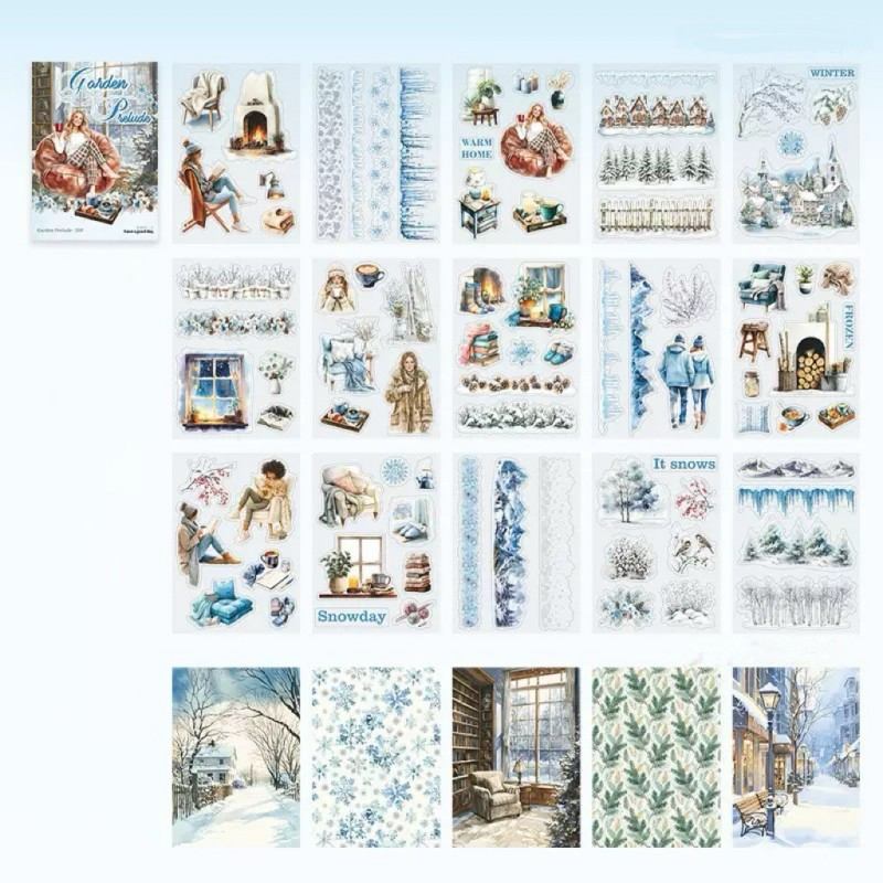 Snug Winter Sticker Book 20Sheets