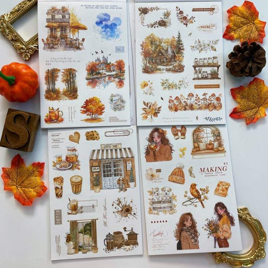 Invitation To Autumn Sticker Book 20Sheets