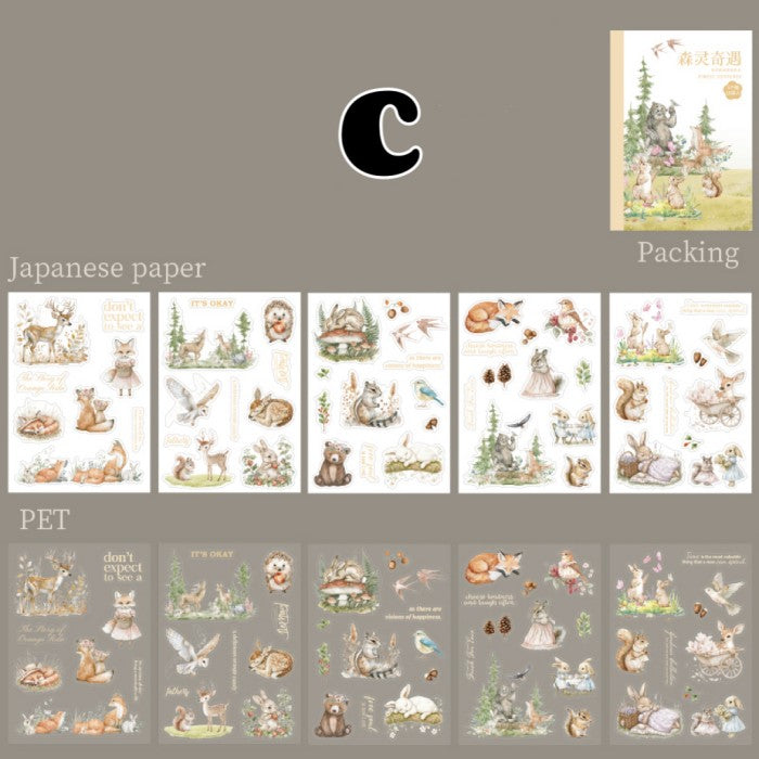 Forest Adventure Sticker Book 10Sheets