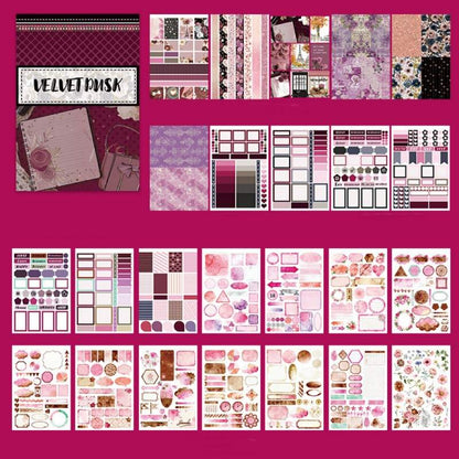Velvet Dusk Sticker Book 22Sheets