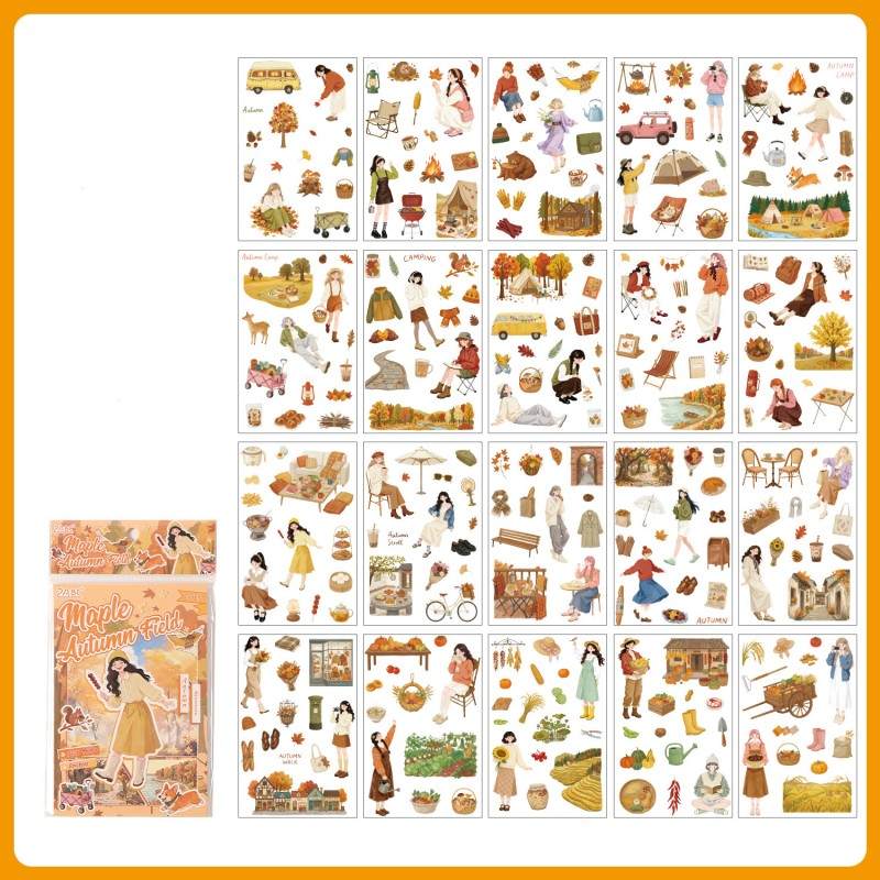 Autumn Outdoors Sticker Book 20Sheets