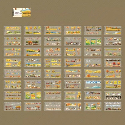 Autumn Picture Album Sticker Book 48Sheets