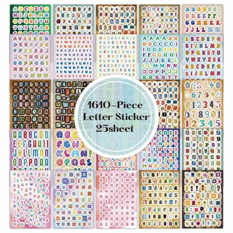 Letters Sticker Book 25Sheets