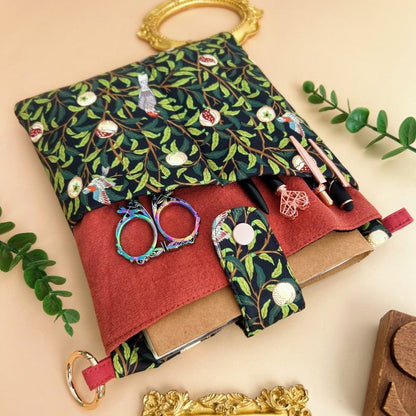 Bookish Fabric Organizer Pouch
