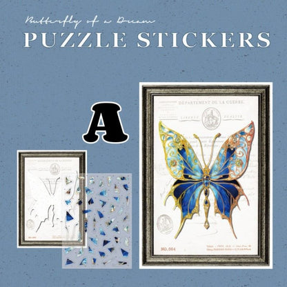 Butterfly Paint-by-Number Sticker Kit