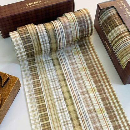 Plaid Addiction Washi Tape Set