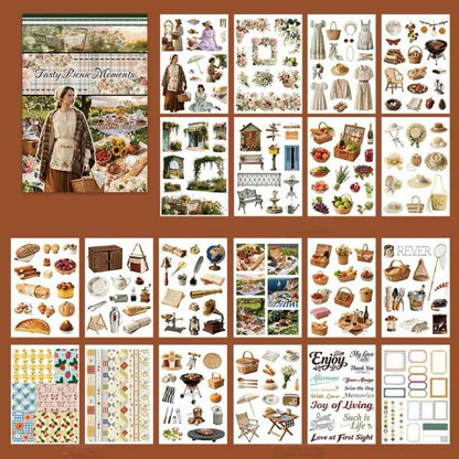Tasty Picnic Moments Sticker Book 20Sheets