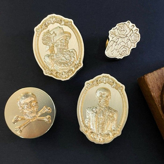 Black Phantom Sealing Wax Stamp
