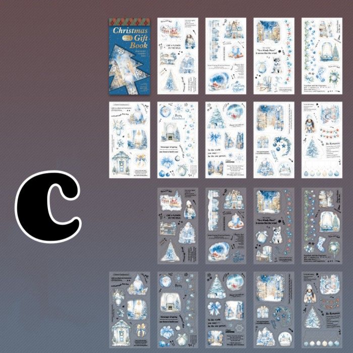 Christmas Gift Book Sticker Book 18Sheets