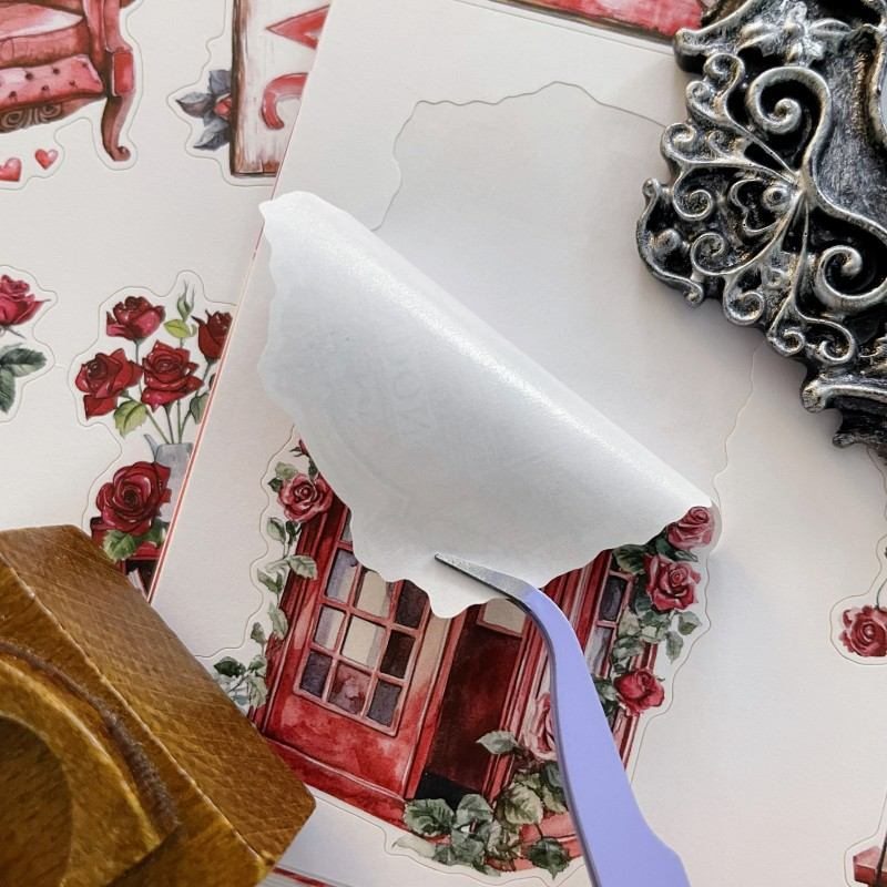 Rose Garden Of Love Sticker Book 20Sheets