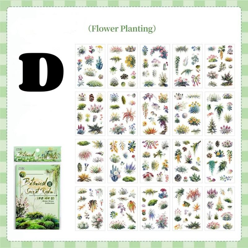 Woodsy Petal Sticker Book 20Sheets