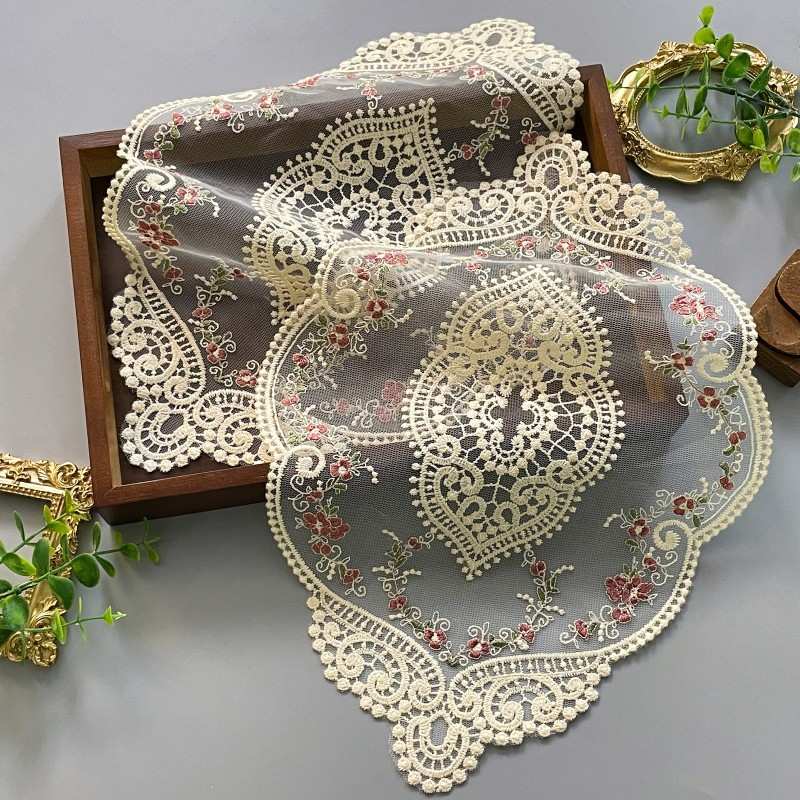 Rose Lace Doilies Table Decor