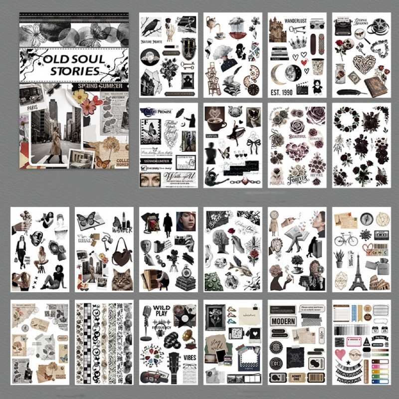Old Soul Stories Sticker Book 20Sheets
