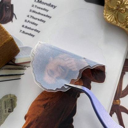 Retro Scrapbook Sticker Book 20Sheets