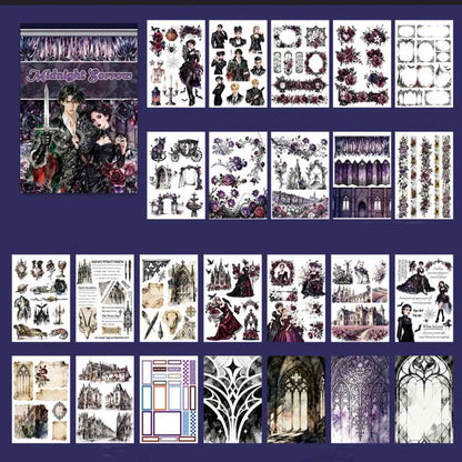 Midnight Sorrow Sticker Book 24Sheets