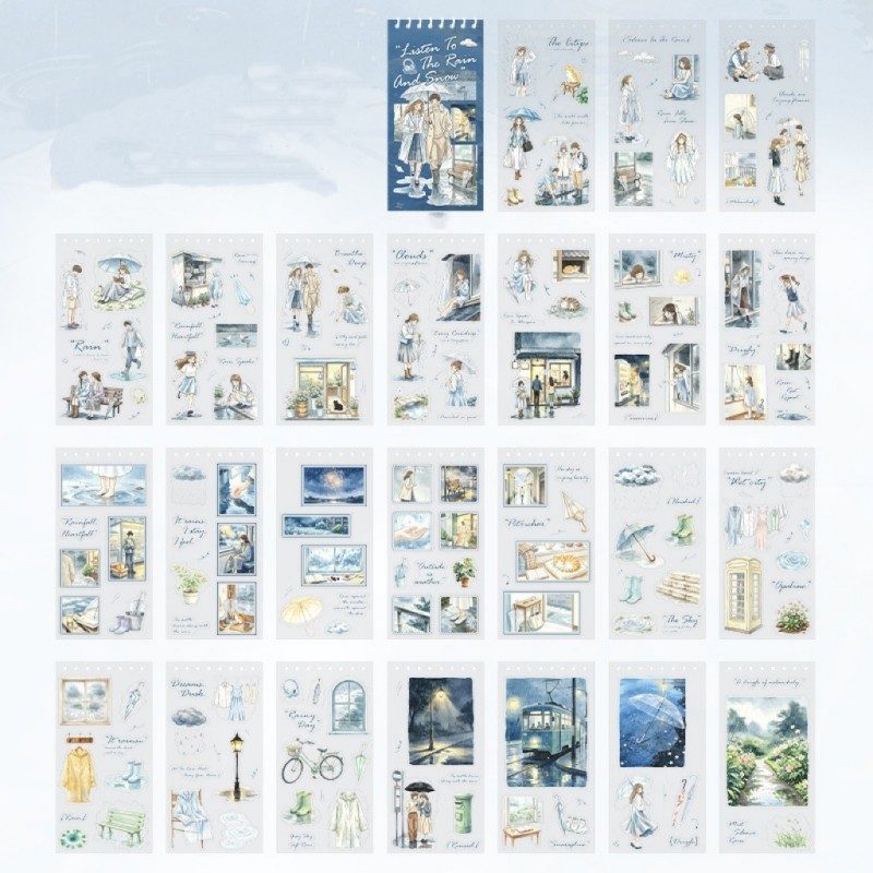 Listening to Rain Sticker Book 48Sheets