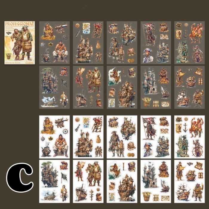 Fantasy Professional Notes Sticker Book 20Sheets
