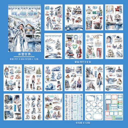 Ice And Snow Sticker Book 20Sheets