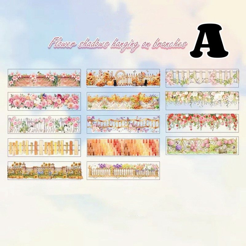 Vine Sketch Sticker Book 28Sheets