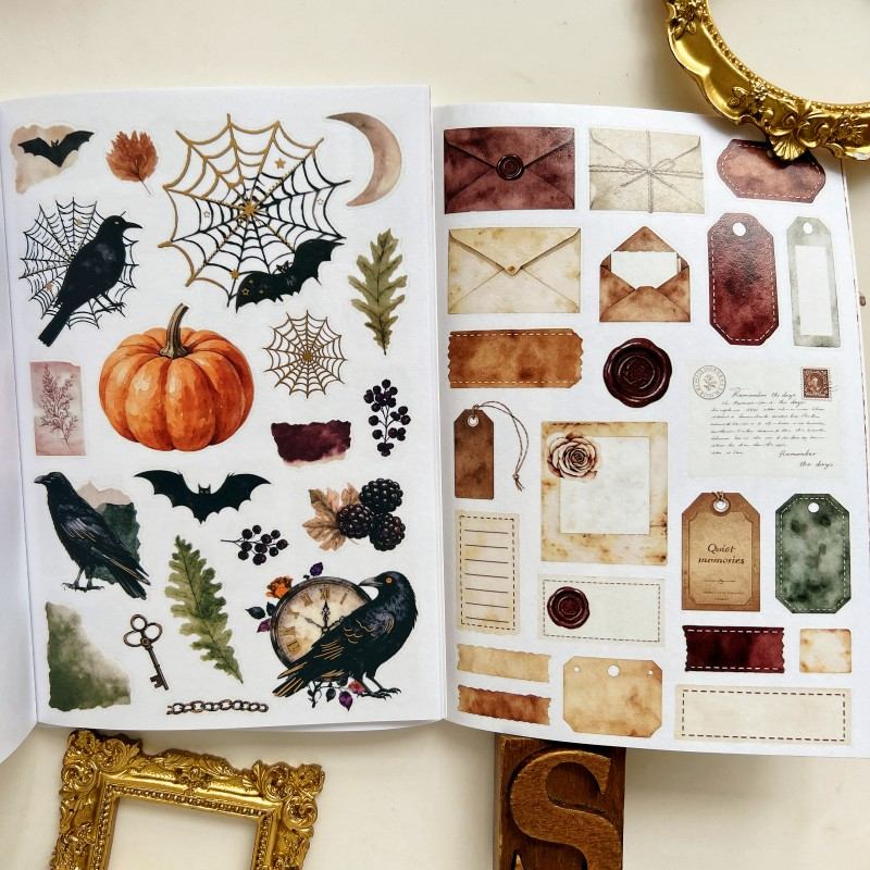 Autumn Herbarium Sticker Book 20Sheets