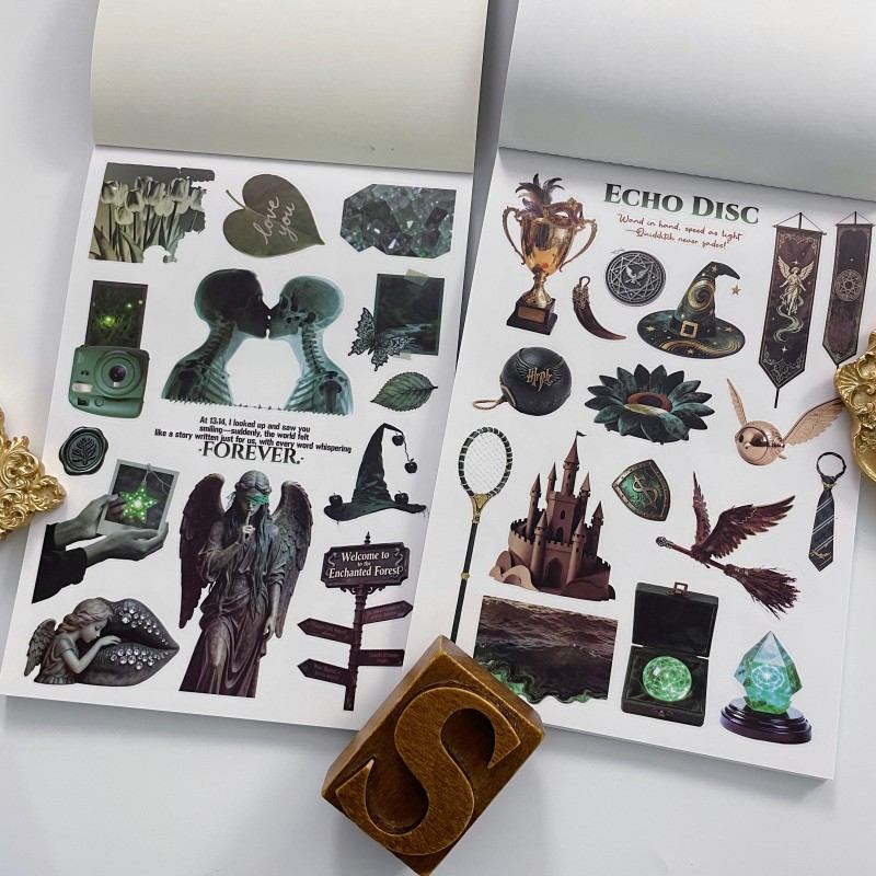 Emerald Spell Sticker Book 20Sheets