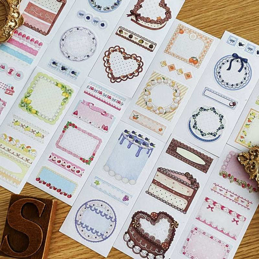Creamy Flower Sticker