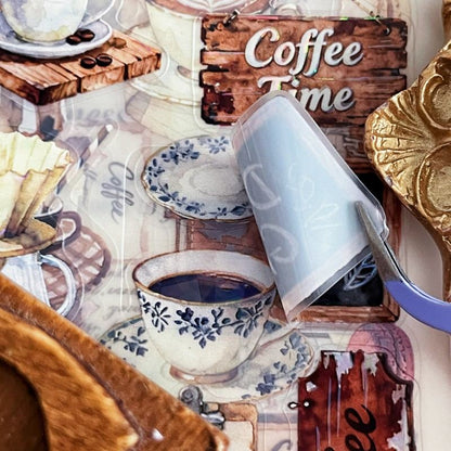 Coffee Story Sticker Book 20Sheets