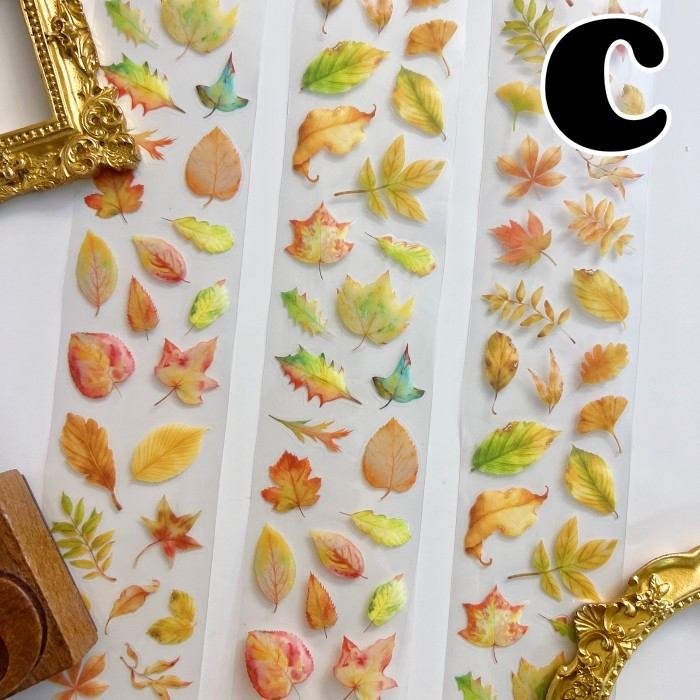 Poetic Leaves PET Tape Roll