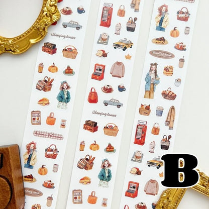 Journeying Through Kraft Paper Sticker Roll