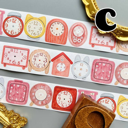 Second By Second Kraft Paper Sticker Roll