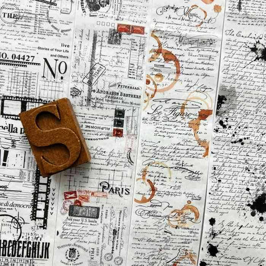 Detained Letters Washi Tape Roll