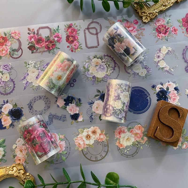 Flowers Melody PET Tape Roll