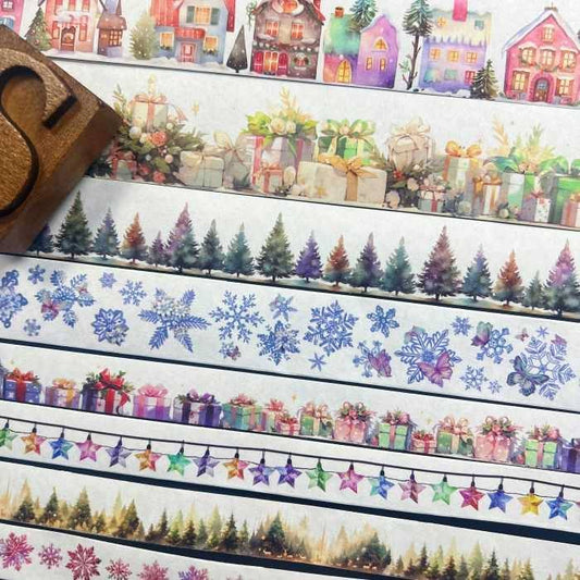 Starlight Christmas Washi Tape Set