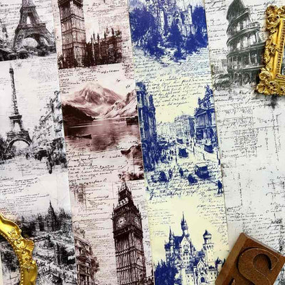 European Travel Guide Washi Tape Roll