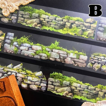 Stone Wall Path PET Tape Roll