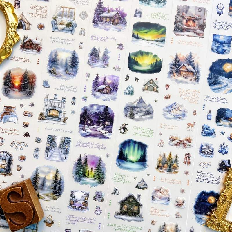 Cloud Snow PET Tape Roll