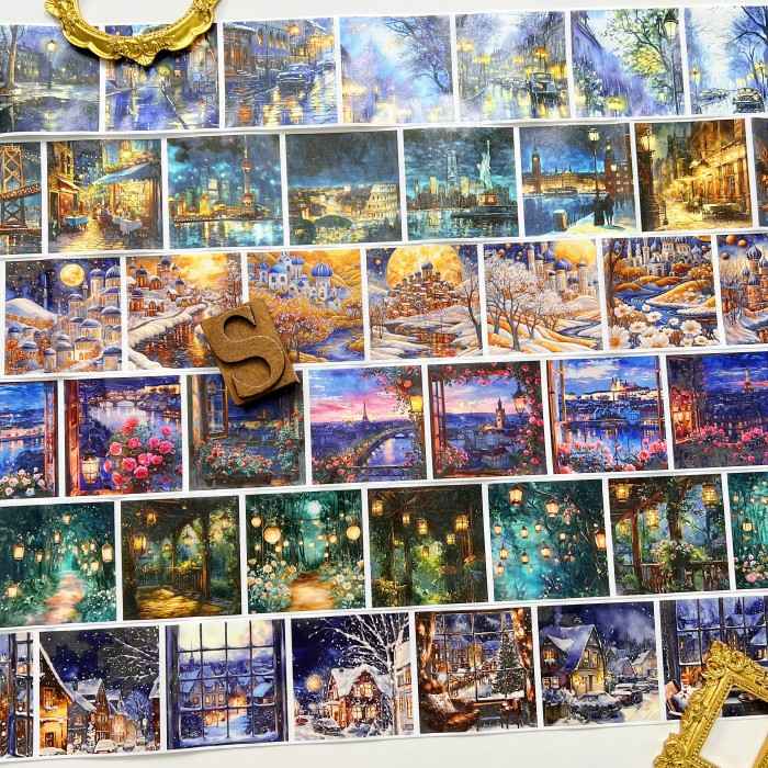 Night Painting Washi Tape Roll