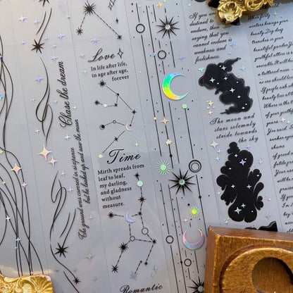 Starry Sky Poet PET Tape Roll