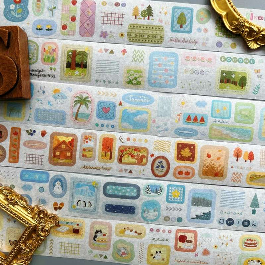 Flower Island Melodies Washi Tape Roll