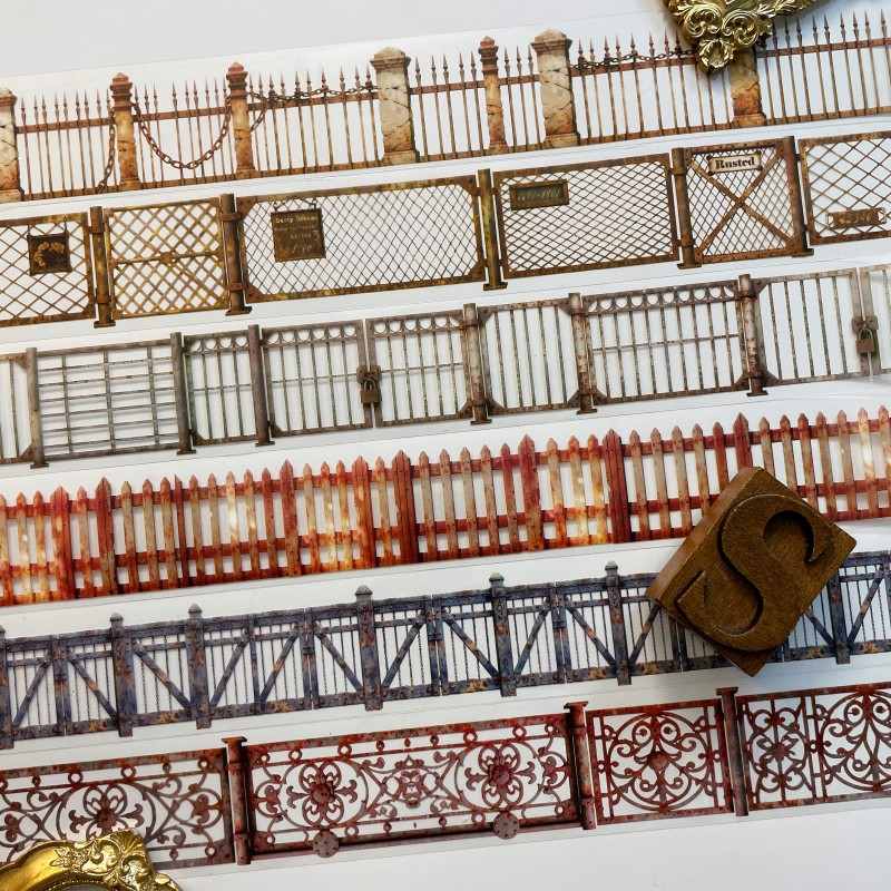 Rust Fence PET Tape Roll