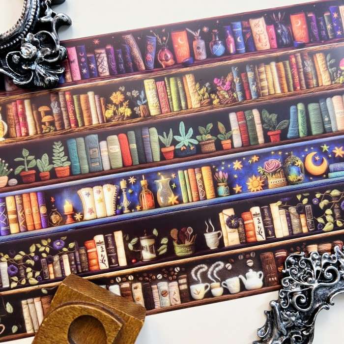 The Magician's Bookcase PET Tape Roll